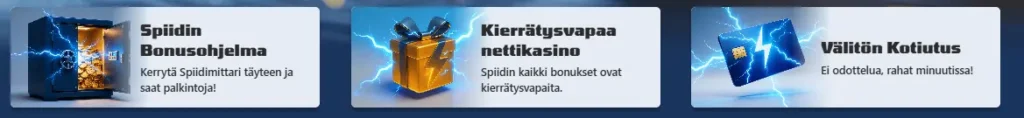 Spiidi kasinolla on hyvät edut