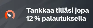 12 cashback joka päivä